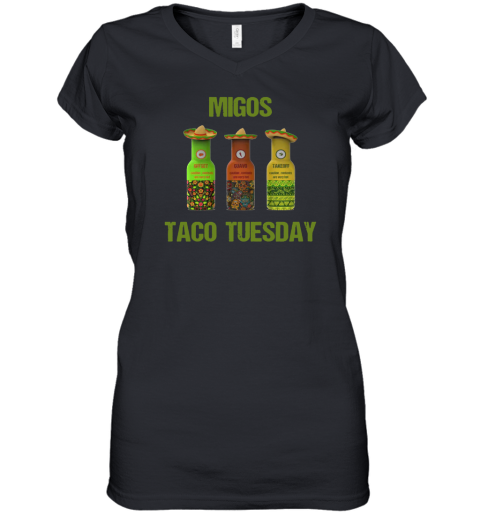 Migos Taco Tuesday Women's V-Neck T-Shirt