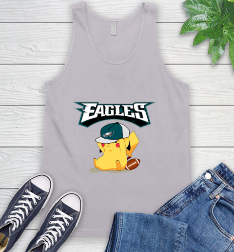 NFL Pikachu Football Sports Philadelphia Eagles Tank Top 4