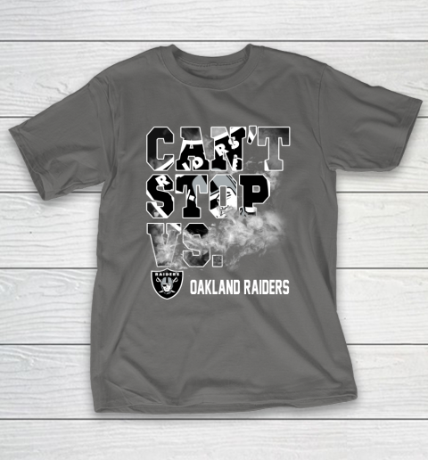 NFL Oakland Raiders Can't Stop Vs T-Shirt 8