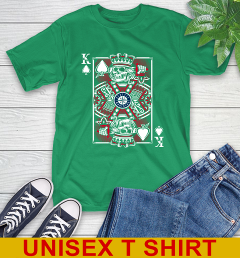 Seattle Mariners MLB Baseball The King Of Spades Death Cards Shirt T-Shirt 7