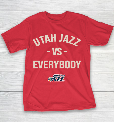 Utah Jazz Vs Everybody Youth T-Shirt - Image 8