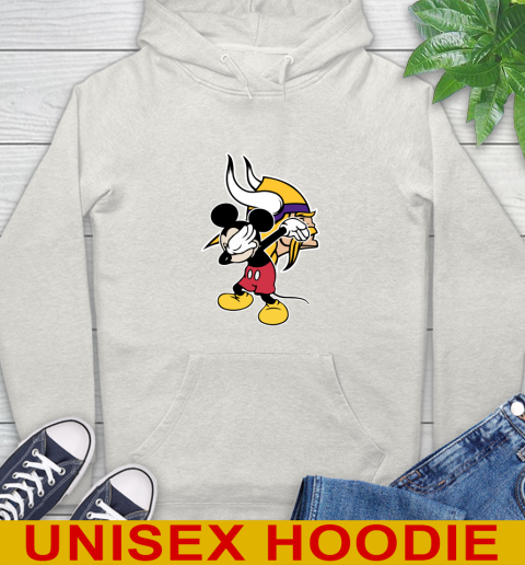 Minnesota Vikings NFL Football Dabbing Mickey Disney Sports Hoodie 12