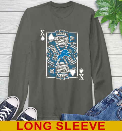 Detroit Lions NFL Football The King Of Spades Death Cards Shirt Long Sleeve T-Shirt 11 Detroit Lions NFL Football The King Of Spades Death Cards Shirt Long Sleeve T-Shirt - Image 11
