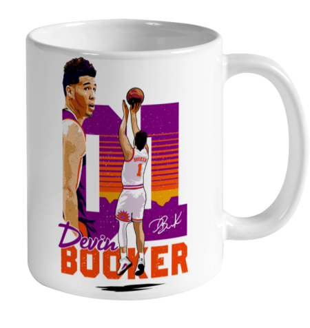 Devin Booker 01 Phoenix Suns Ceramic Mug 11oz 2