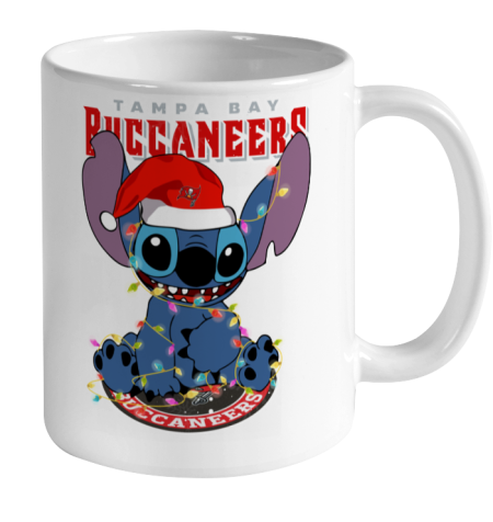Tampa Bay Buccaneers NFL Football noel stitch Christmas Ceramic Mug 11oz 2