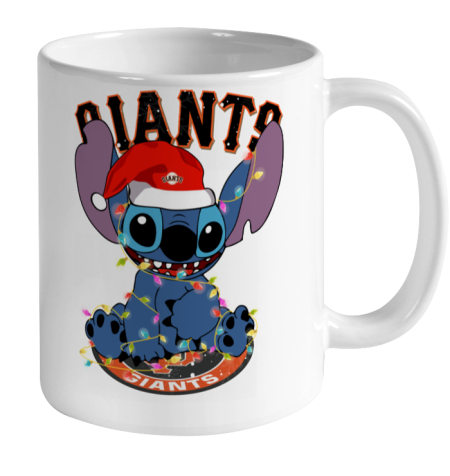 San Francisco Giants MLB noel stitch Baseball Christmas Ceramic Mug 11oz 2