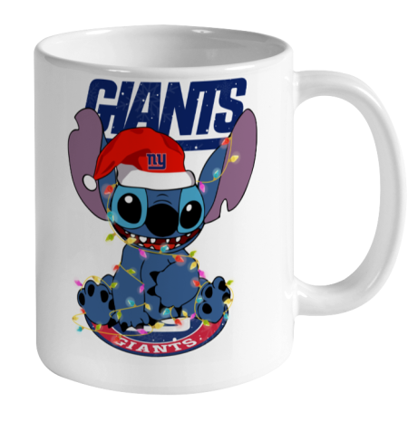 New York Giants NFL Football noel stitch Christmas Ceramic Mug 11oz 2