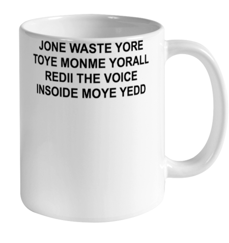 Jone Waste Yore Funny I Miss You Blink 182 Ceramic Mug 11oz 2