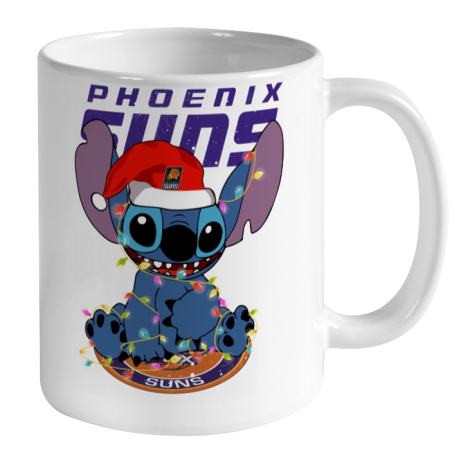 Phoenix Suns NBA noel stitch Basketball Christmas Ceramic Mug 11oz 2