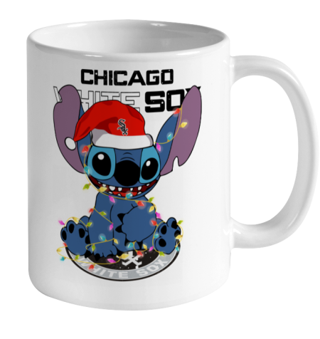 Chicago White Sox MLB noel stitch Baseball Christmas Ceramic Mug 11oz 2