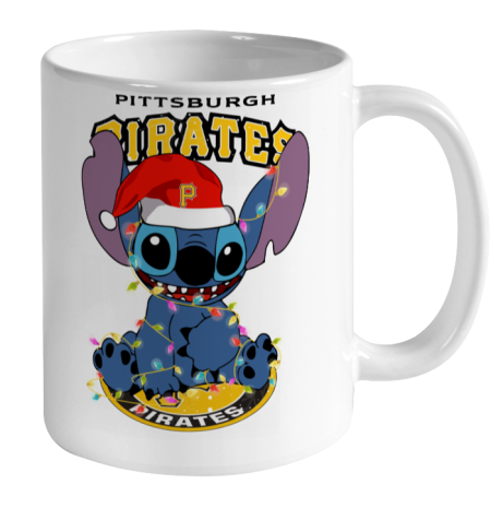 Pittsburgh Pirates MLB noel stitch Baseball Christmas Ceramic Mug 11oz 2