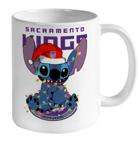Sacramento Kings NBA noel stitch Basketball Christmas Ceramic Mug 11oz 2