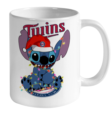 Minnesota Twins MLB noel stitch Baseball Christmas Ceramic Mug 11oz 2