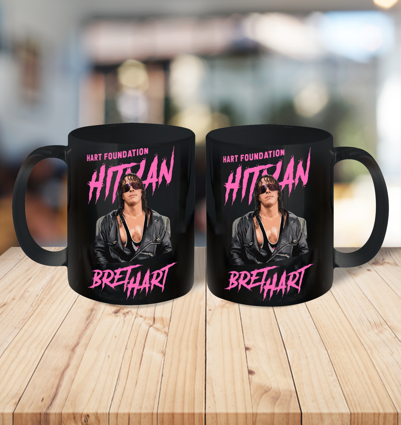Bret Hart The Hitman Hart Foundation Ceramic Mug 11oz 3