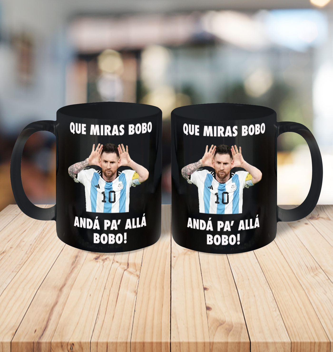 Que Miras Bobo Viral Meme Que Mira Bobo Anda Pa Alla Ceramic Mug 15oz 3