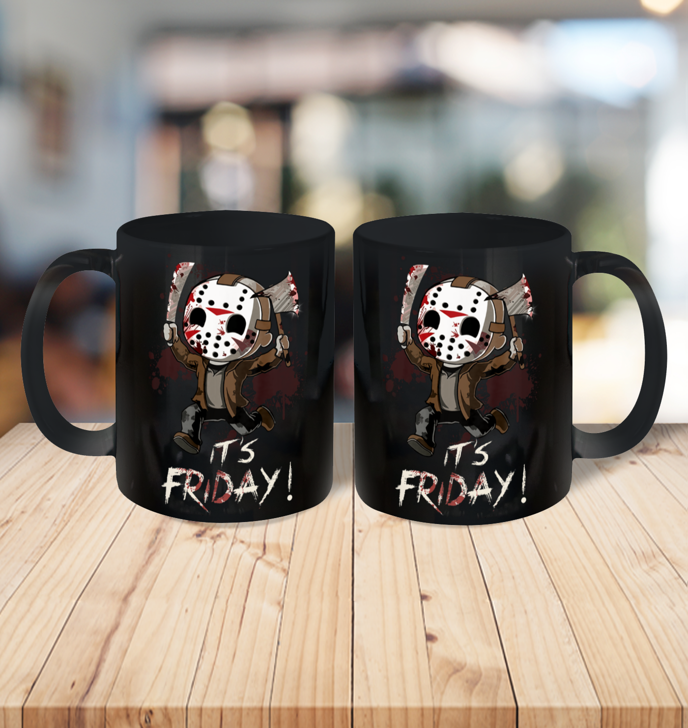 Funny Friday 13th Jason Funny Halloween Horror Ceramic Mug 11oz 3