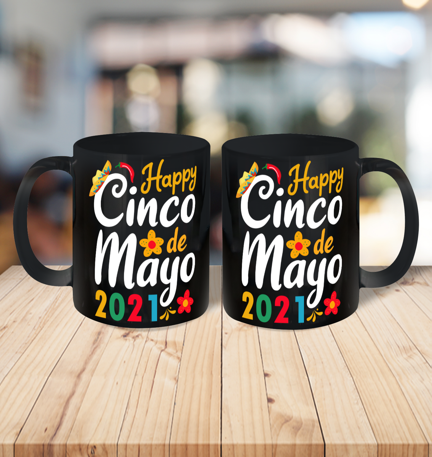 Happy Cinco de Mayo 2021 Mexico Ceramic Mug 11oz 3