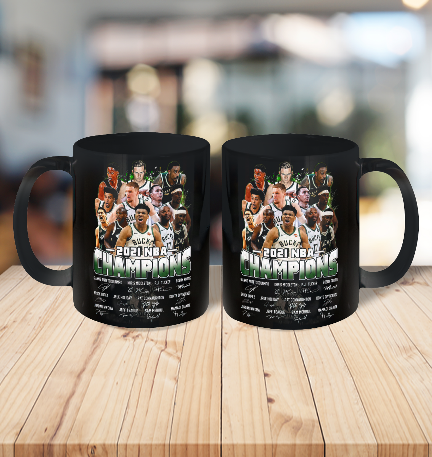 Milwaukee Bucks Championship shirt Milwaukee Basketball Bucks Finals 2021 Ceramic Mug 11oz 3