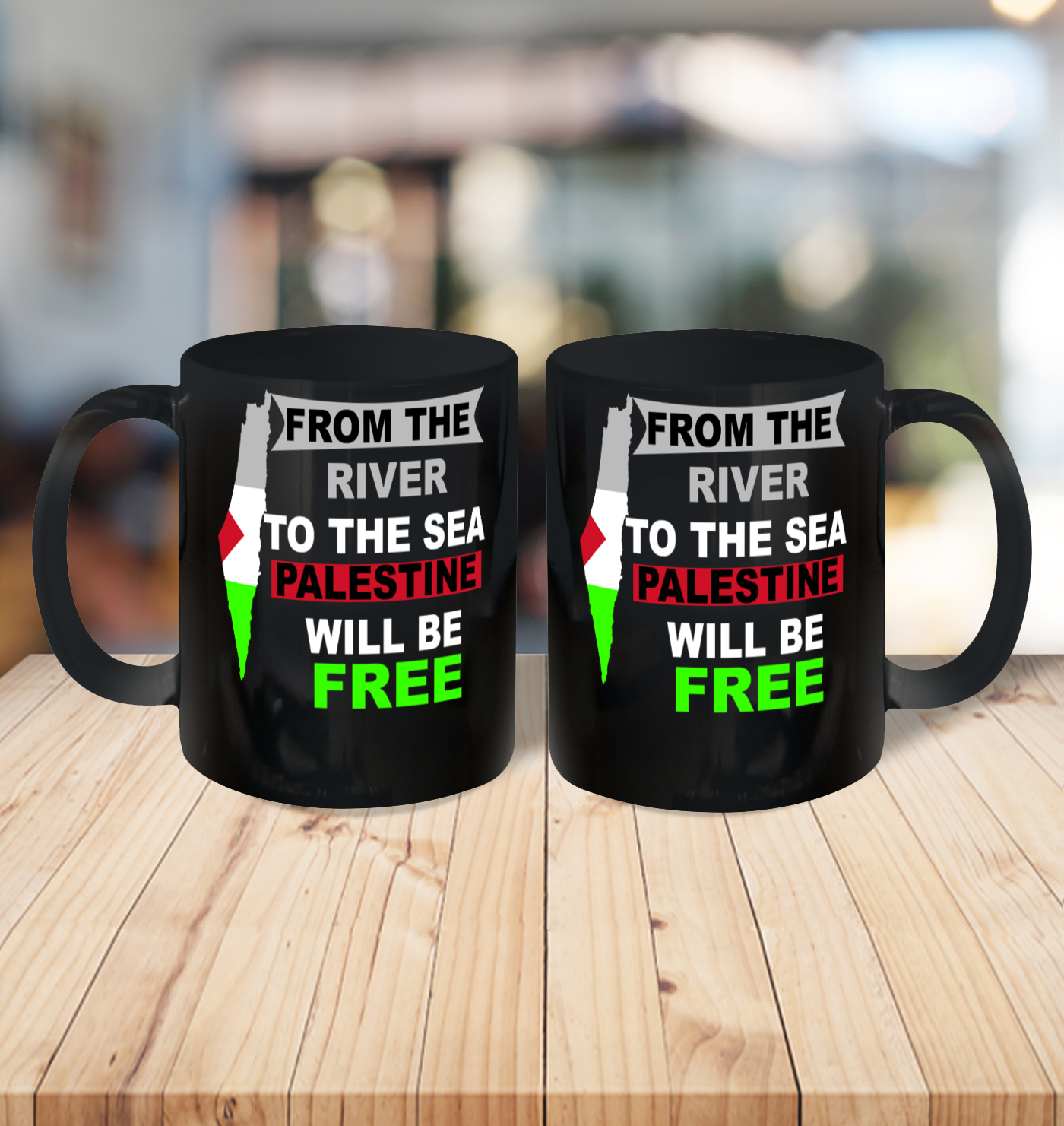 From The River To The Sea Palestine Will Be Free Shirt Ceramic Mug 11oz 3
