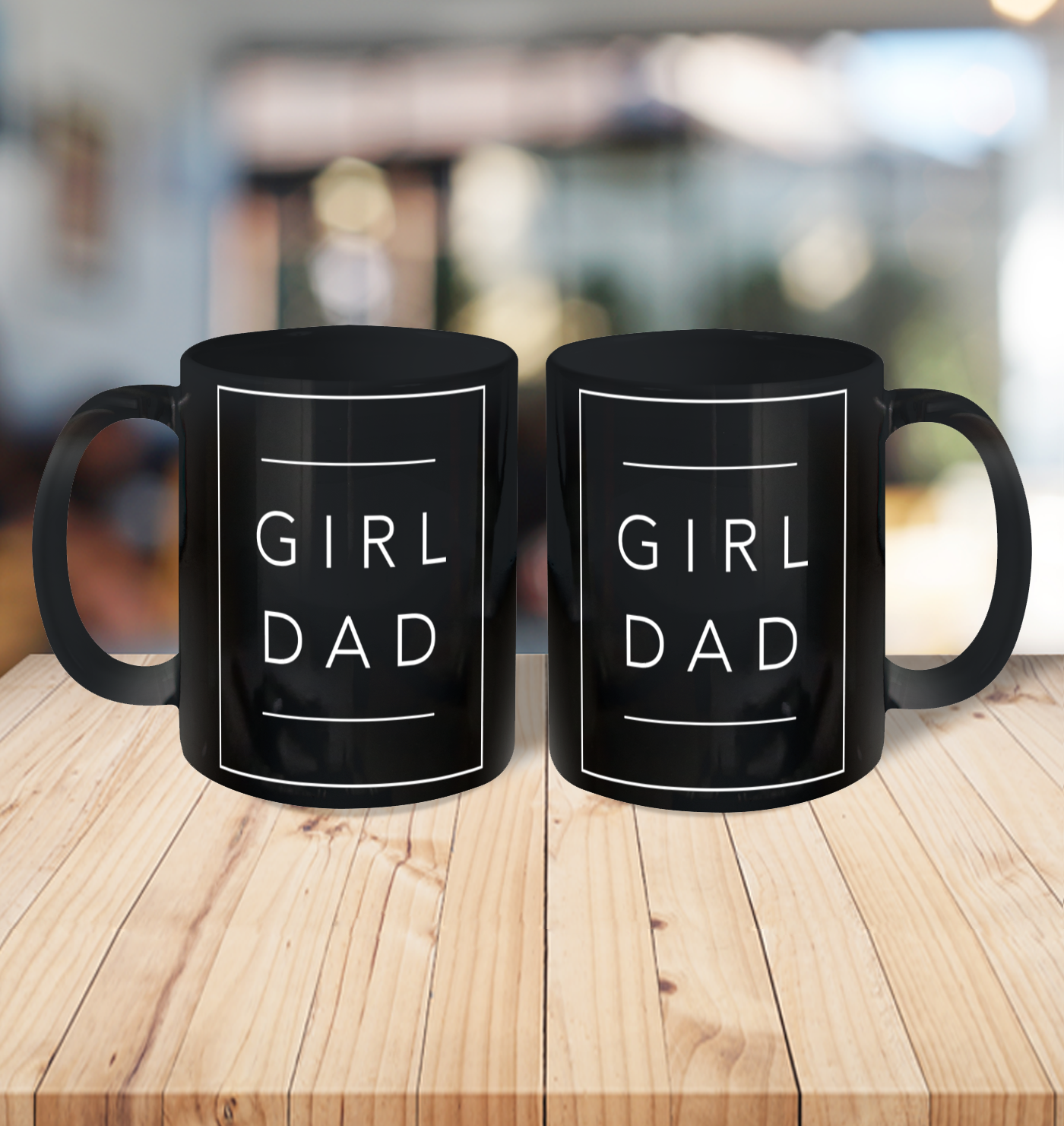 Father of Girls Shirt Proud New Girl Dad Ceramic Mug 11oz 3