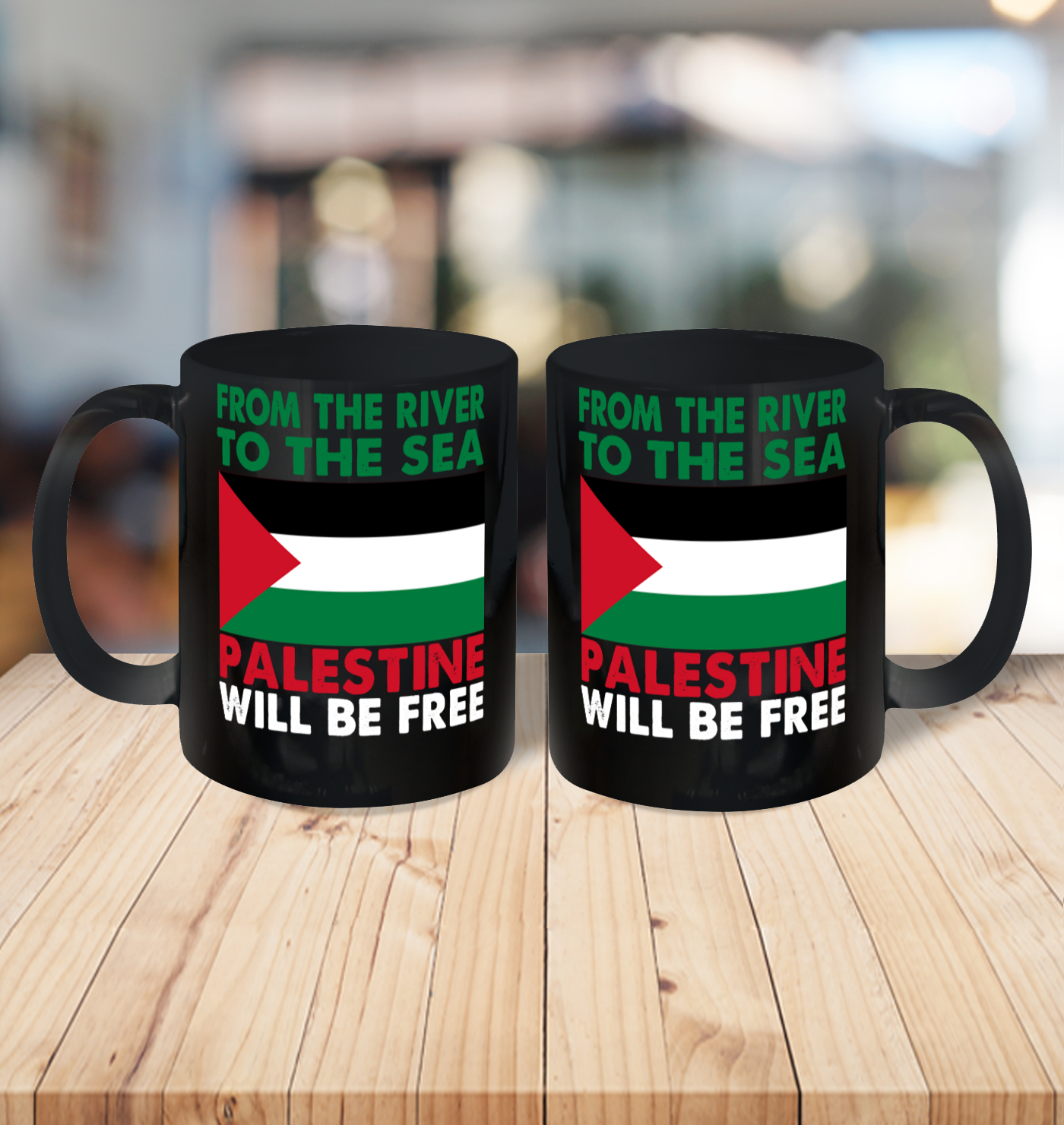 From The River To The Sea Palestine Will Be Free Ceramic Mug 11oz 3