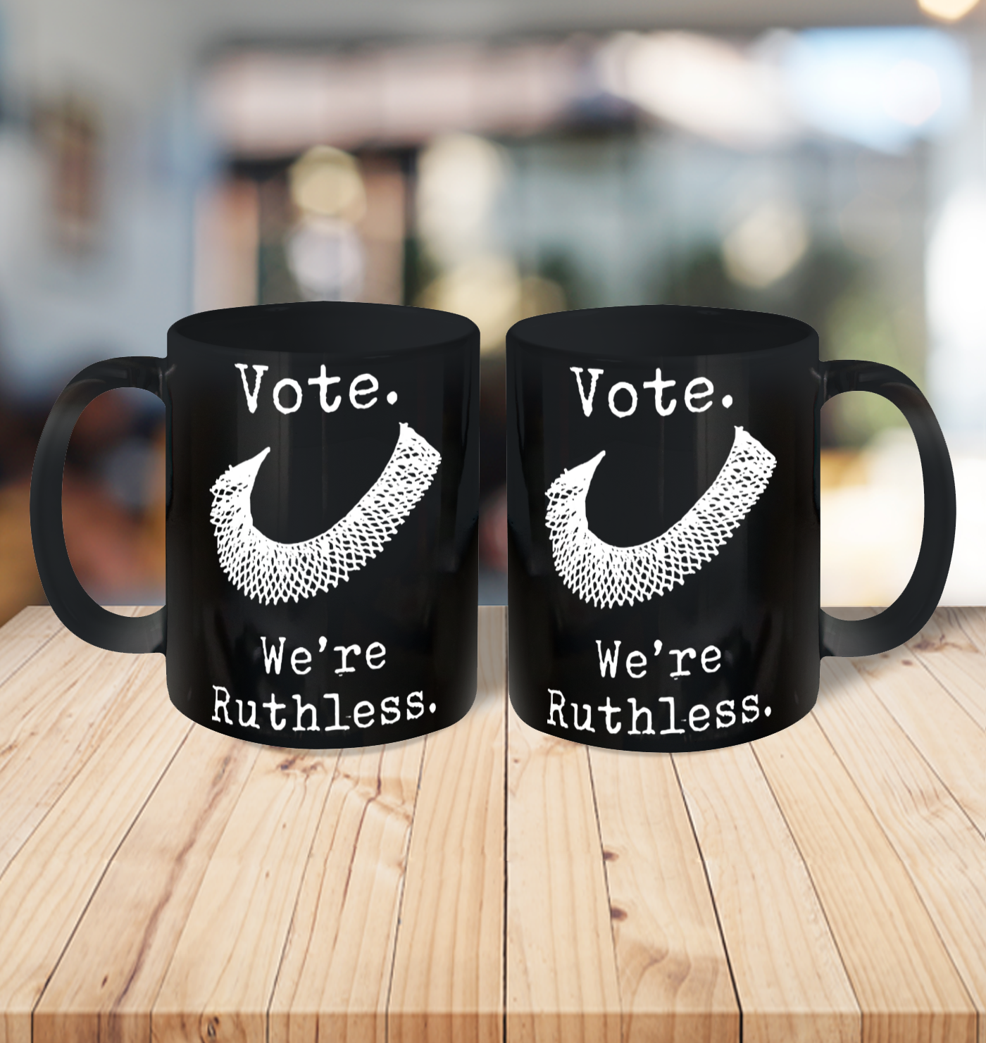 Women Vote We're Ruthless Ceramic Mug 11oz 3