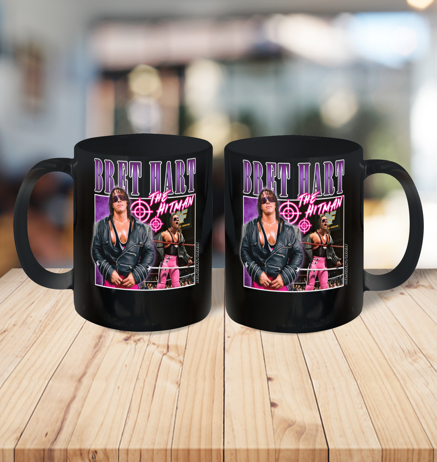 Bret Hart The Hitman Ceramic Mug 11oz 3