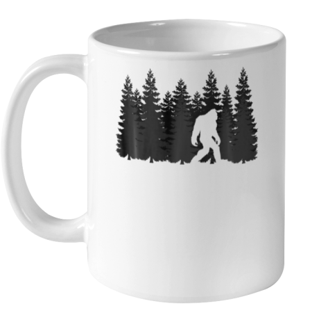 Bigfoot in the Forest Design Christmas Birthday Ceramic Mug 11oz