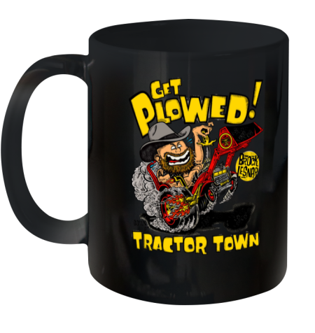 Tan Brock Lesnar Tractor Town Ceramic Mug 11oz
