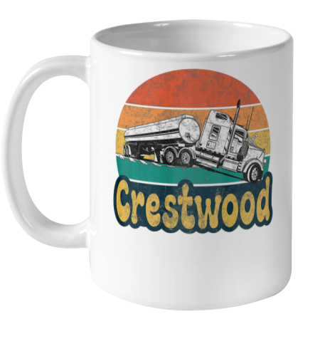 Crestwood Kentucky KY Tourism Semi Stuck on Railroad Tracks Ceramic Mug 11oz