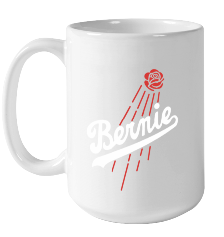 tk0s bernie sanders los angeles dodgers ceramic mug 150 54 front white