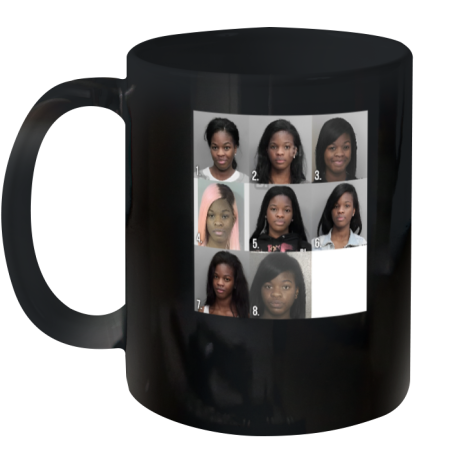 City Girls' Jt Wearing Jt's 8 Mugshots Ceramic Mug 11oz