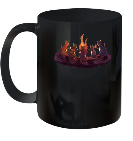 Campfire Cats Ceramic Mug 11oz