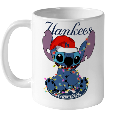 New York Yankees MLB noel stitch Baseball Christmas Ceramic Mug 11oz