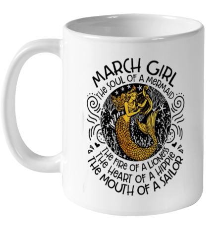 The Fire of a Lioness March Birthday Ceramic Mug 11oz