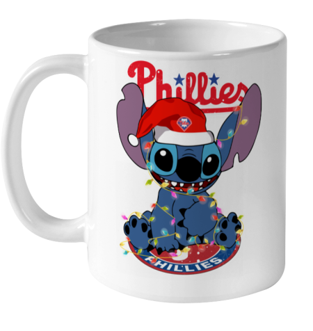 Philadelphia Phillies MLB noel stitch Baseball Christmas Ceramic Mug 11oz