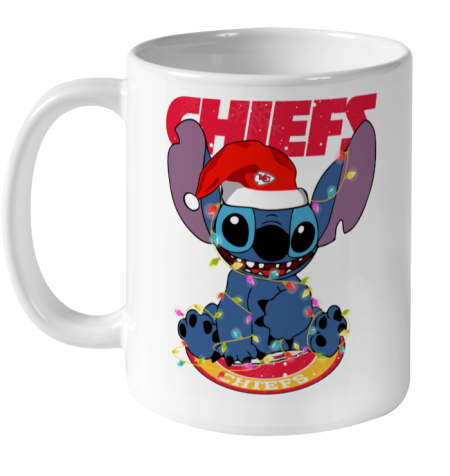 Kansas City Chiefs NFL Football noel stitch Christmas Ceramic Mug 11oz