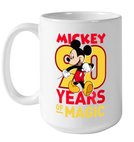 xvxz mickey 90 years of magic disney ceramic mug 150 54 front white