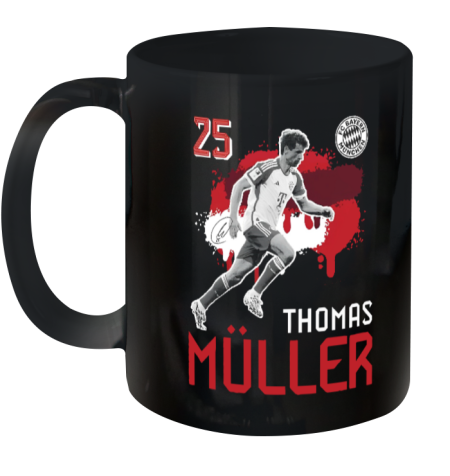 25 Thomas Muller Fc Bayern Munchen Ceramic Mug 11oz