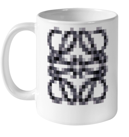 Antonia Merch Loewe Anagram Pixelated Ceramic Mug 11oz