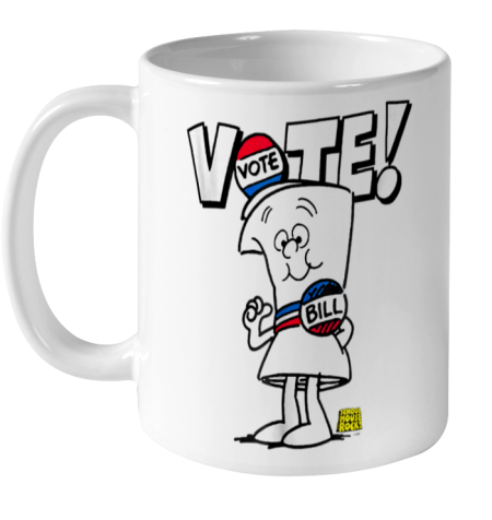 Schoolhouse Rock Vote with Bill Ceramic Mug 11oz