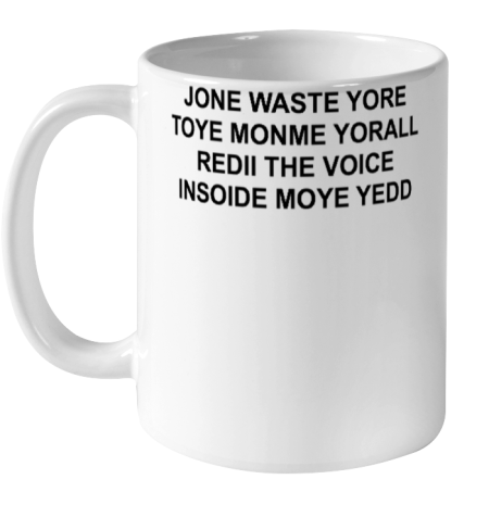Jone Waste Yore Funny I Miss You Blink 182 Ceramic Mug 11oz
