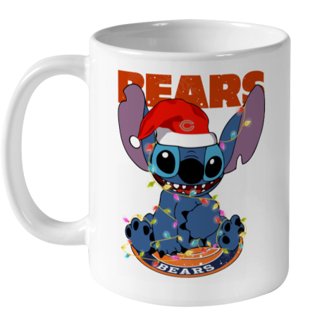 Chicago Bears NFL Football noel stitch Christmas Ceramic Mug 11oz