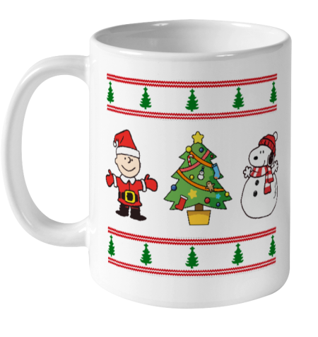 oj96 snoopy and woodstock ugly christmas ceramic mug 110 56 front white