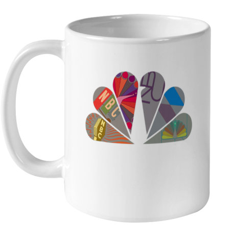 NBC Logo Mash Up Ceramic Mug 11oz