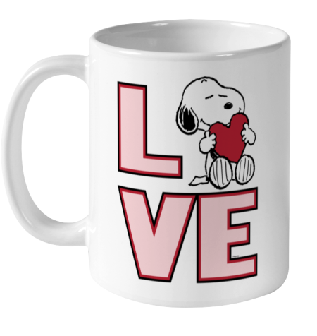 Peanuts Valentine Snoopy Love Ceramic Mug 11oz