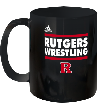 Jersey Jerry Wearing Rutgers Wrestling Ceramic Mug 11oz