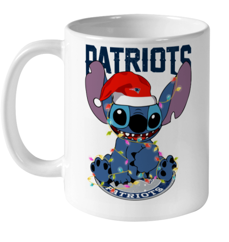 New England Patriots NFL Football noel stitch Christmas Ceramic Mug 11oz