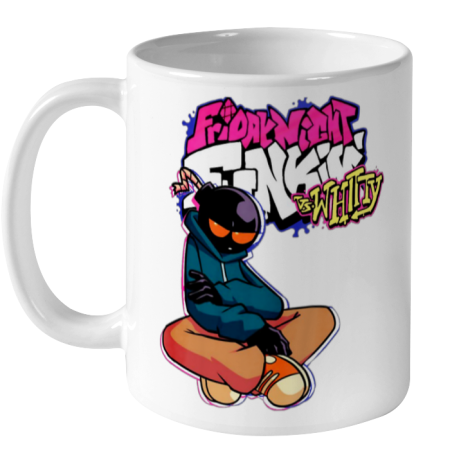 Friday Night Funkin Game Battle Whitty Ceramic Mug 11oz