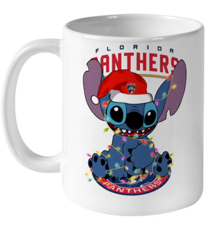 Florida Panthers NHL Hockey noel stitch Christmas Ceramic Mug 11oz